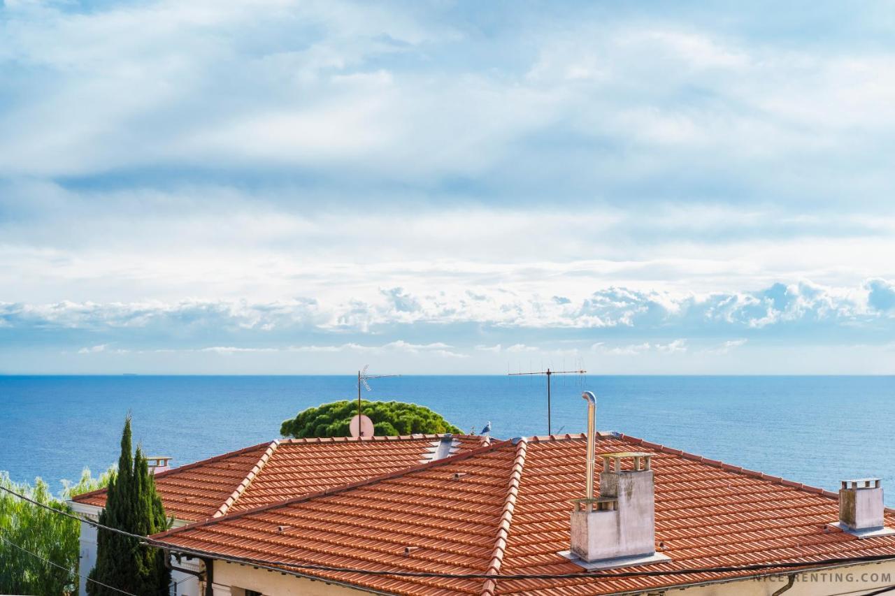 Nice Renting - Maeterlinck - Idyllic Luxury Retreat In Cap De Nice Sea View Exteriör bild
